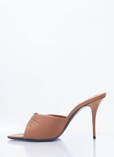 Saint Laurent Lola 뮬 브라운 sla0258002