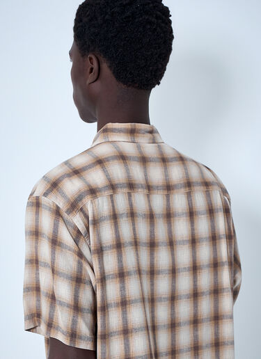 Short-Sleeve Check Shirt Stüssy Short-Sleeve Check Shirt Brown sts0164007