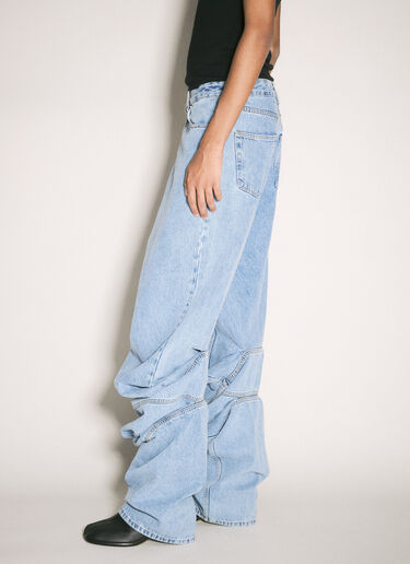 Y/Project Evergreen Draped Cuff Jeans Blue ypr0358009