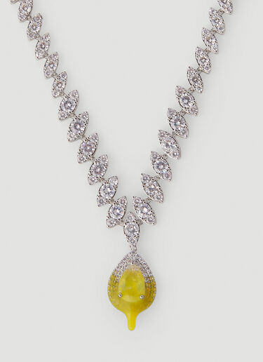 Ottolinger Diamond Dip Necklace Silver ott0152007