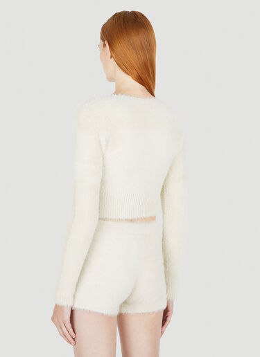 Jacquemus La Maille Neve Cardigan White jac0250125