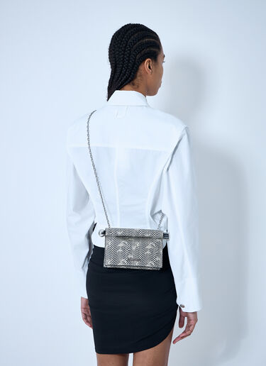 Jacquemus La Piccola Pochette Rond Carré Clutch Beige jac0260029