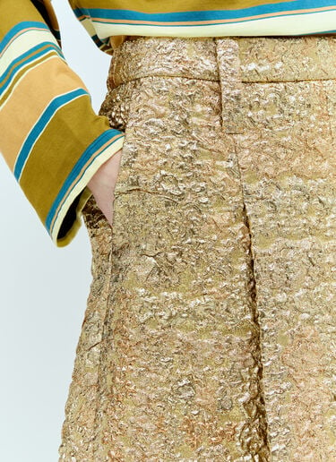 Miu Miu Cloquet LamÃ© 提花半身裙 金色 miu0256041