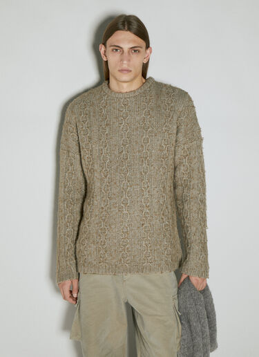 Our Legacy Popover Roundneck Sweater Beige our0154012
