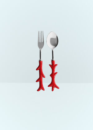 Les-Ottomans Coral Serving Set Red wps0691543