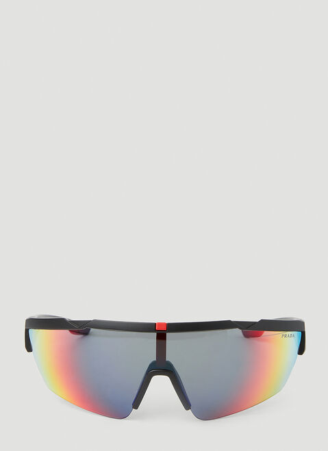 Prada Linea Rossa Linea Rossa Polarised PS 03XS Sunglasses Black lpl0353001