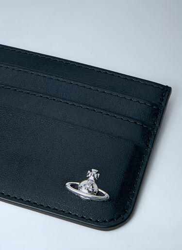 Vivienne Westwood Chain-Attached Leather Card Holder Black vvw0164003