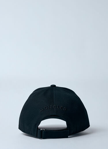 Moncler Logo Motif Baseball Cap Black mon0160034
