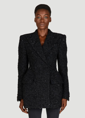 Balenciaga Hourglass Jacket Black bal0255004