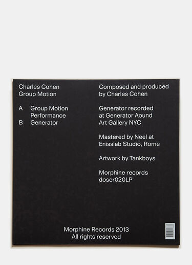Charles Cohen - Group Mition Music Charles Cohen - Group Mition Black mus0490451