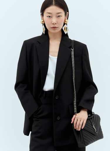 Saint Laurent Geometric Earrings Gold sla0256030