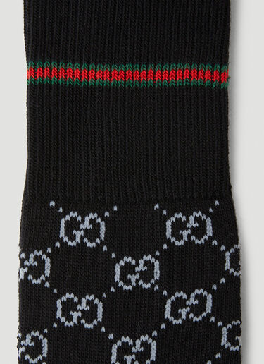 GGジャカードソックス Gucci GGジャカードソックス ブラック guc0153110