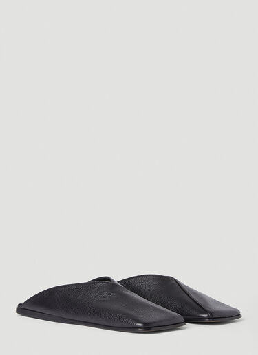 MM6 Maison Margiela Square Mules Black mmm0251027