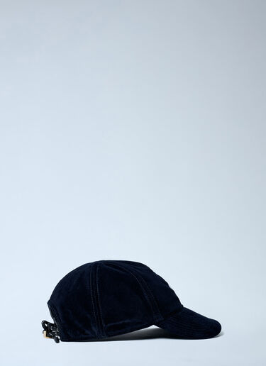 Miu Miu Logo Motif Baseball Cap Navy miu0162018