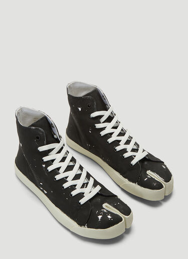 Maison Margiela Painted Tabi Sneakers Black mla0138034