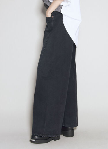 MM6 Maison Margiela Twisted Jeans Black mmm0253016