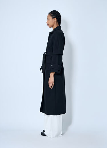 Max Mara Heavy-Duty Trench Coat Black max0260034