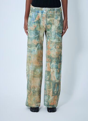 Carina 印花牛仔裤 Kiko Kostadinov x Levi's Carina 印花牛仔裤 绿色 kil0260003