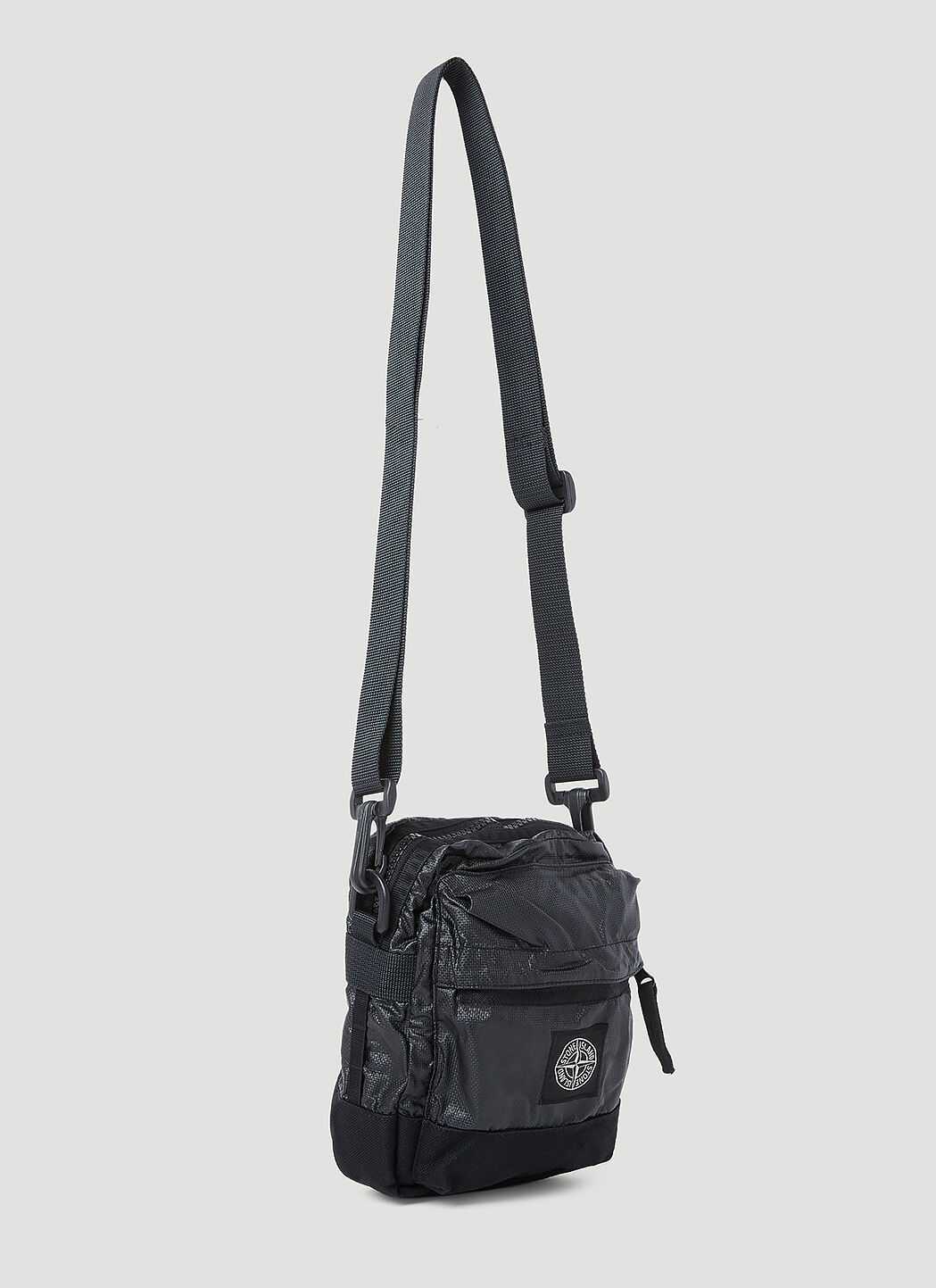 Stone island bum bag black best sale