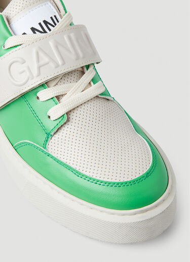 GANNI Sporty Cupsole Sneakers White gan0251032