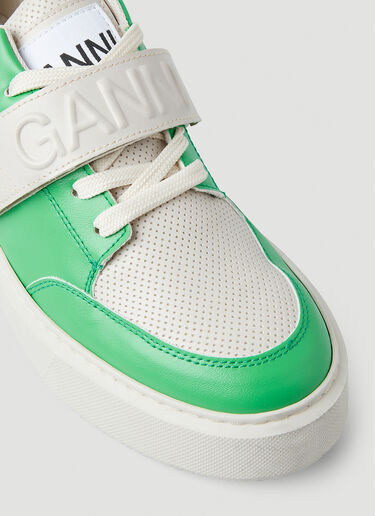 Sporty Cupsole Sneakers GANNI Sporty Cupsole Sneakers White gan0251032