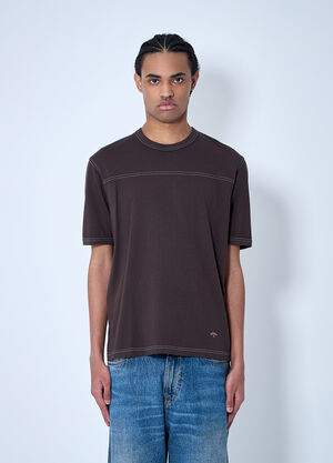 Noah Football T-Shirt Brown noa0160004