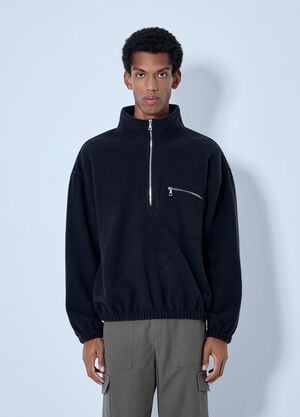 RIER Polar Fleece Sweatshirt Black rrr0165007