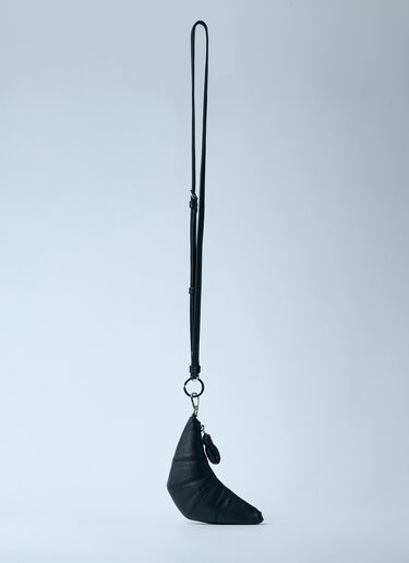 Lemaire Croissant Coin Pouch Crossbody Bag Black lem0360004
