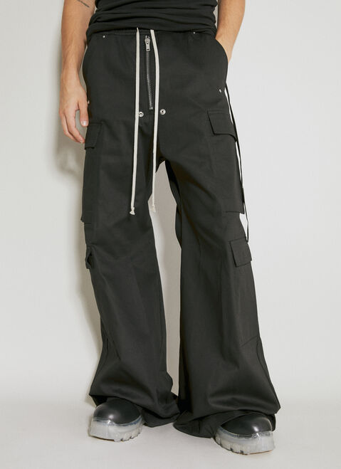 Rick Owens DRKSHDW Double Cargo Pants Brown drk0154001