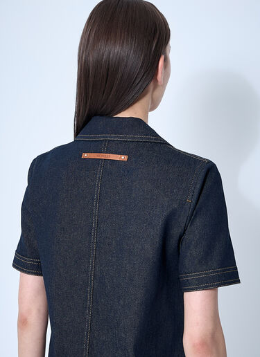 Moncler Denim Mini Dress Blue mon0260019