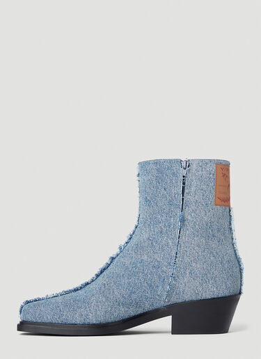 Y/Project YP-007 Denim Boots Blue ypr0152029