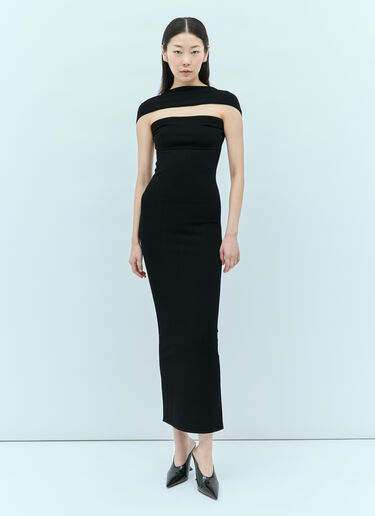 TOTEME Slip-Through Knit Dress Black tot0255022