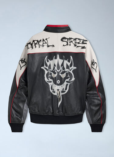 LN-CC® - Y-3 x CHITO: GFX Leather Jacket - Black Y-3 x CHITO GFX Leather Jacket Black yyy0165034