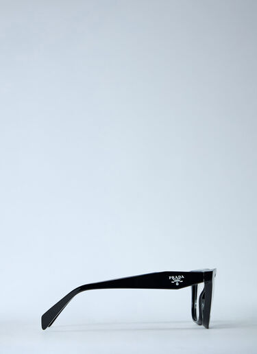 Acetate Square Frame Glasses Prada Acetate Square Frame Glasses Black lpr0362005