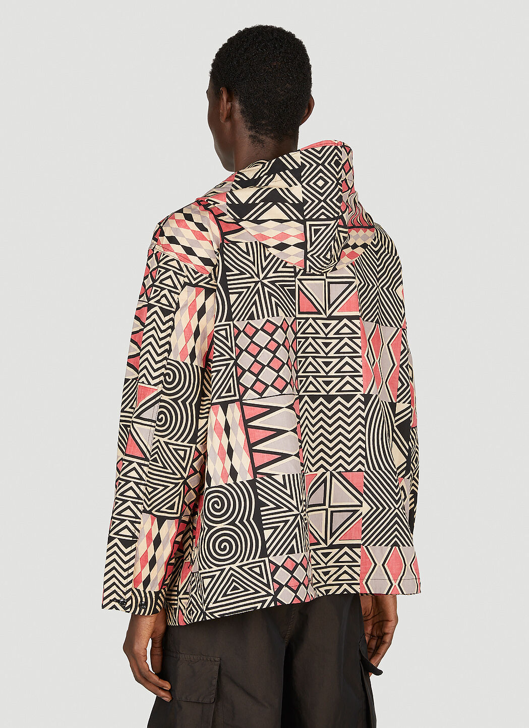 Engineered Garments Men's' Cagoule Shirt in Black | LN-CC®