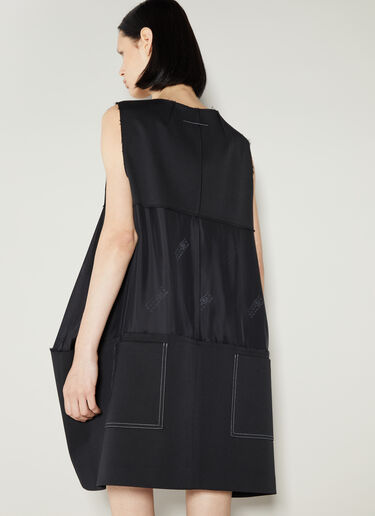 Raw Trims Dress MM6 Maison Margiela Raw Trims Dress Black mmm0254003