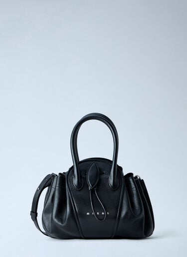 LN-CC® - Marni: Tulipea Small Shoulderbag - Black Marni Tulipea Small Shoulderbag Black mni0265024