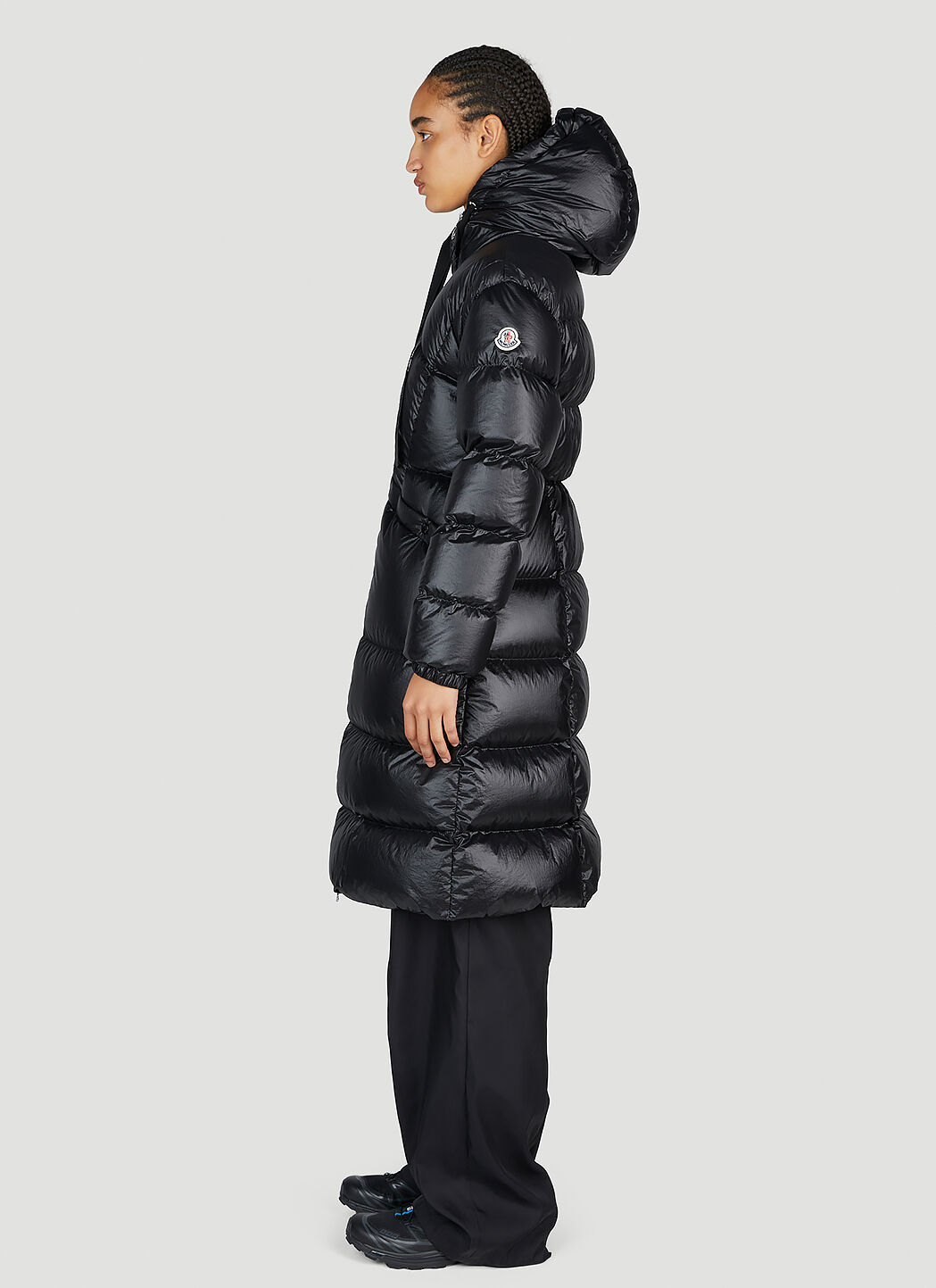 Moncler Women's' Selenga Long Down Coat in Black | LN-CC®