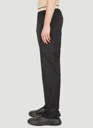 Helmut Lang Logo Waistband Track Pants Black hlm0149008