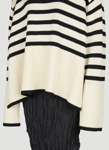 TOTEME Striped Sweater Cream tot0253002