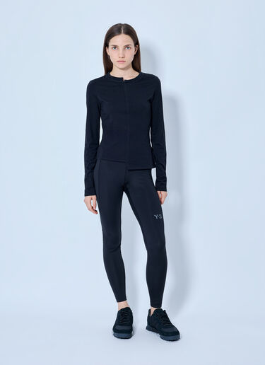 LN-CC® - Y-3: Running Tights - Black Y-3 Running Tights Black yyy0265002