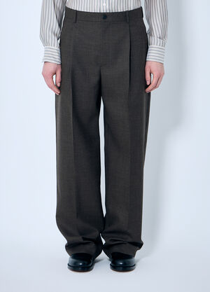 The Row Shelley Wool Pants Brown row0159001