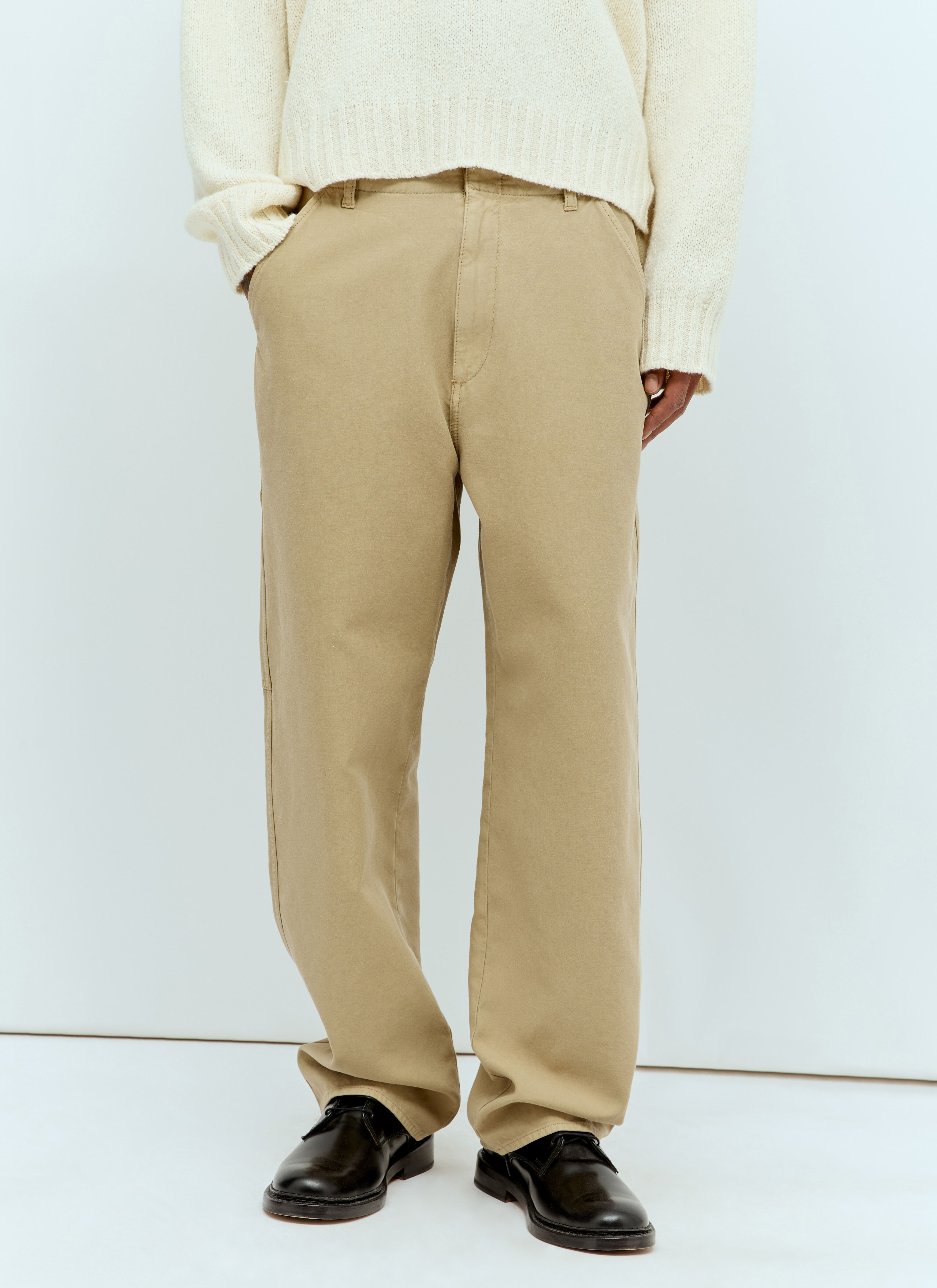 The Row Marlon Pants White row0156013