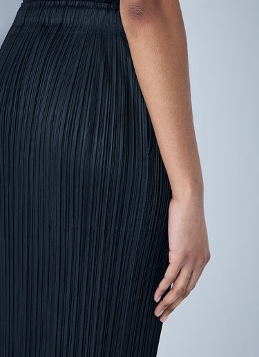 Pleats Please Issey Miyake Pleated Skirt Black plp0260004