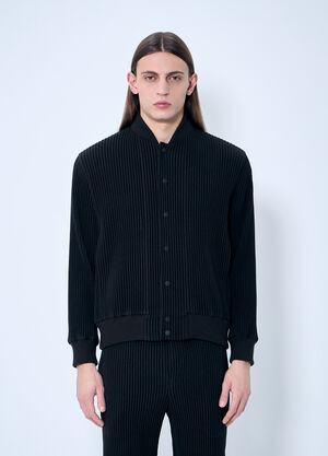 Homme Plissé Issey Miyake Kersey Pleats Jacket Black hmp0160003