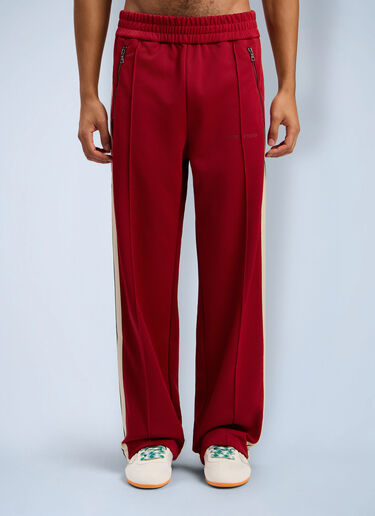 Classic Logo Zip-Up Track Pants Palm Angels Classic Logo Zip-Up Track Pants Red pma0162096