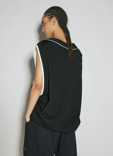 Y-3 ロゴニットベスト ブラック yyy0354004