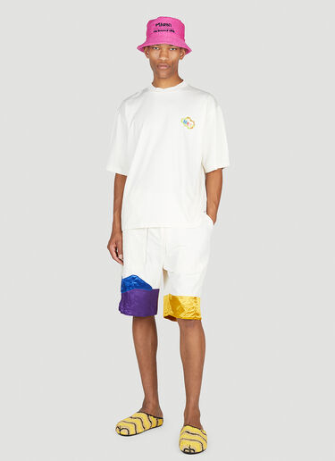 Marni x No Vacancy Ouroboros Snake Print T-Shirt Cream mvy0153004