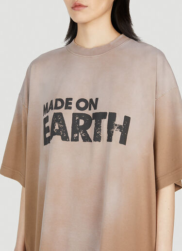 VETEMENTS Made On Earth T-Shirt Beige vet0251006
