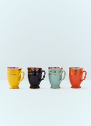 POLSPOTTEN Set Of Four Grandpa Mugs Multicolour wps0691482